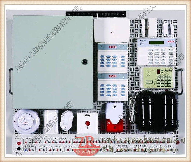 防盗报警实训板