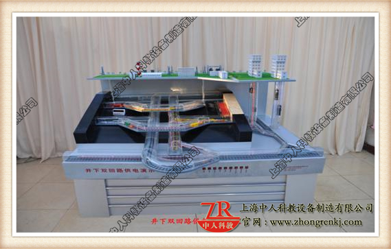 古代化矿井双回路供电体系演示装配