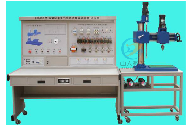 Z3040摇臂钻床电气手艺实训装配,钻床电气尝试台