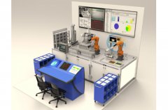 桌面式柔性建造出产线实训体系